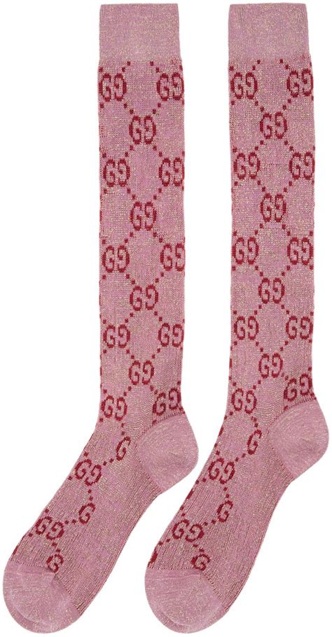 fake gucci socks pink|farfetch gucci pink socks.